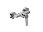 Chrome Plated Single Lever Mixer Tap For Shower Wall Mounted 1/2 Inch Outlet