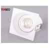 Buy cheap Mr16 Housing Anti Glare Downlights / IP20 Square Recessed Bathroom Lights from wholesalers