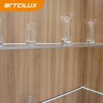 A2107 LED Glass Clip Light 300-2700 length x9.7 width x15mm height Aluminum PC