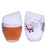 Buy cheap Angled Top 10oz Handmade Whiskey Glass With Color Logo Print from wholesalers