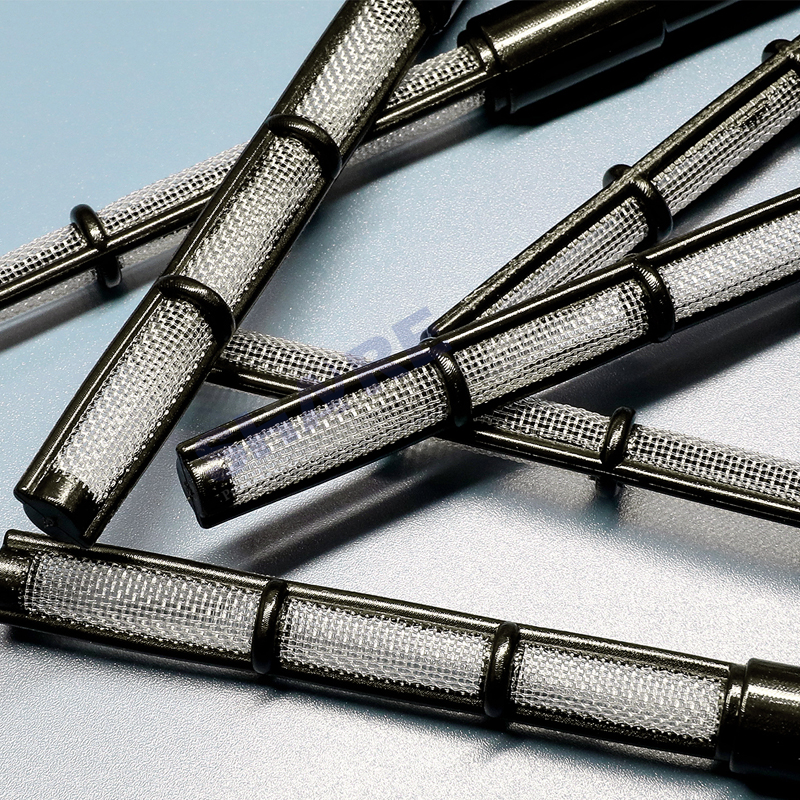 Custom Polyester Filter Mesh Cylinder Tubes Vertical Oblique Seam Ultrasonic Welding