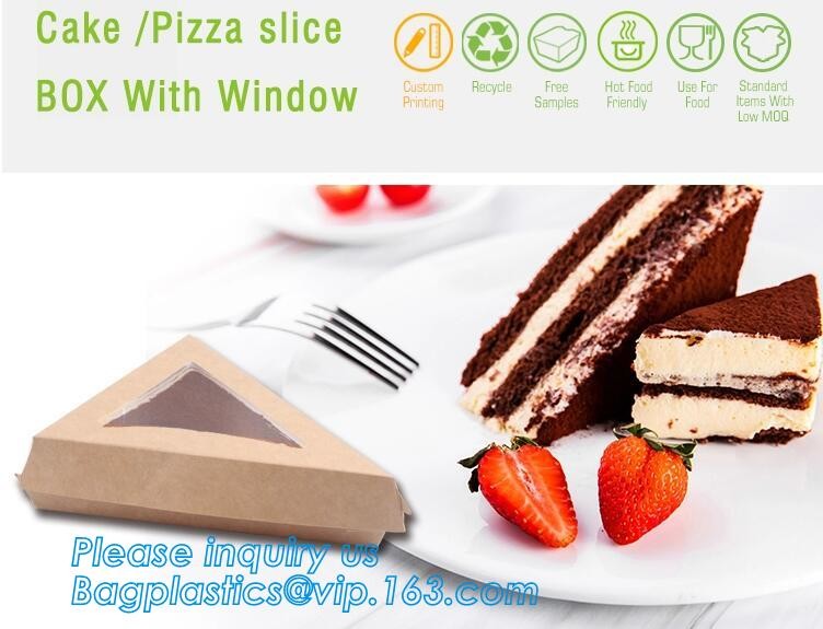 High Quality Transparent Black PET Plastic Round Tall Decorative Cake Box,decorative individual wedding cake boxes with