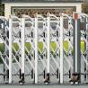Buy cheap Aluminum Welded Portable Road Electric Retractable Door Automatic Outdoor Gate from wholesalers