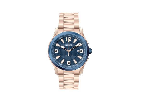 Buy cheap Male Solid Band Stainless Steel Automatic Watch Black Mechanical 10ATM from wholesalers