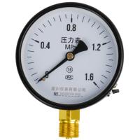 Buy cheap CCC Y100 Radial Pressure Gauge 100mm Copper Joint Iron Shell M20*1.5 product
