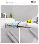 Interior Blue Embossed Wallpaper Self Adhesive Wallpaper Waterproof Decoration