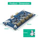 9Pin USB Hub PCB Adapter card Extension Motherboard Male 1 To 4 Female