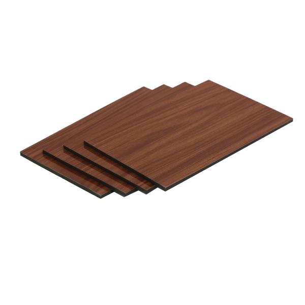 Quality Brown Nontoxic ACP Cladding Sheet Multifunctional Sound Insulation for sale