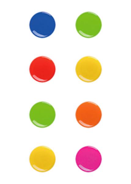 Buy cheap Personalized Smart Board Accessories Round Plastic Coated Magnets from wholesalers