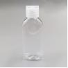 Buy cheap Customized PET Plastic Oval Flat Hand Sanitizer Squeeze Bottle With Flip Top Cap 60ml from wholesalers