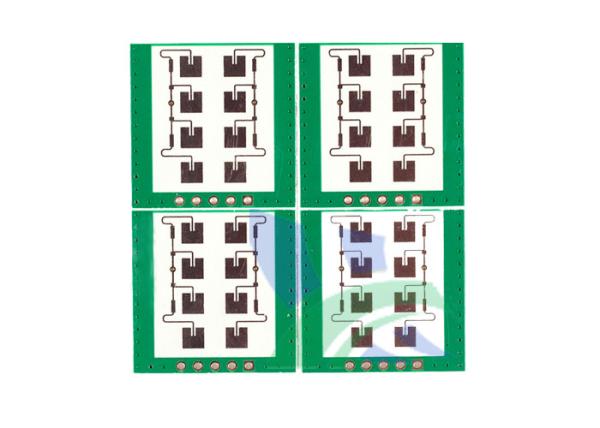 Buy cheap Rogers 4350 Material custom pcb 0.254mm 0.2mm Hole Size Green Soldermask from wholesalers