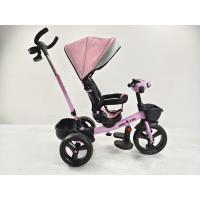 Buy cheap Red 3-Wheel Child Tricycle With Steel Handlebar And Plastic Seat Baby Carriage product