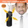 Buy cheap replaceable AAA Battery Personal Security Alarms Handbag women self defense Personal Alarm keychain from wholesalers