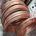 Refrigeration Welding Copper Tube Round Coil 500mm Air Condition