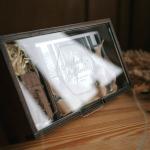Wooden Memory Keepsake Boxes With Personalize Acrylic Lid - Wedding Bridal Party