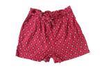 Elastic Waist Ladies Printed Shorts