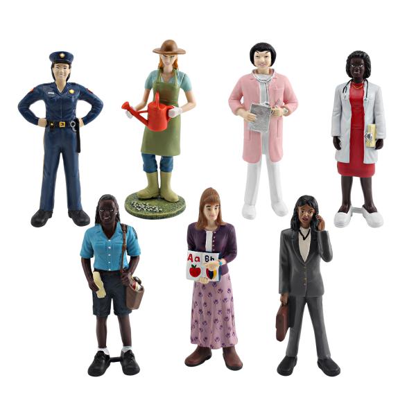Buy cheap 7 PCS People at Work Model Toy Pretend Professionals Figurines Toys for Boys Girls Kids from wholesalers