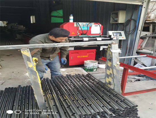 6 Meter Automatic Hydraulic Railing Guardrail Iron Pipe Punch And Shear Machine