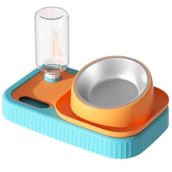 Buy cheap Pet Double Automatic Feeder Bowl With Lifting Water Dispenser 1.8kg from wholesalers