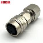 DDK CM10 Series 2Pin Circular Connectors Female Solder type One-Touch Locking