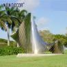 Buy cheap 3d Stainless Steel Sculpture Artists Lottery Gradual Spiral Square Tube Geometry from wholesalers