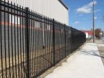 Customized Black Zinc Steel Metal Garrison Fence Panels Maintenance Free