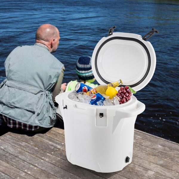 Buy cheap Rotomolded 25QT Round Cooler Box 55cm Car Ice Bucket from wholesalers