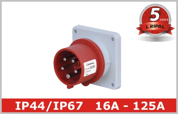 Buy cheap Watertight IP67 Pin and Sleeve Plug Three Phase IEC Nonmetallic from wholesalers
