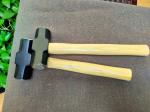 2LB Sledge Hammer with Black Powder coated surface and Wooden Handle XL0121