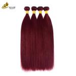 Extensions 99J Winered Burguney Color Human Hair Bundles