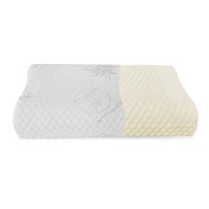 Wholesale Bamboo Fabric Fiber Pillow Memory Foam Neck Contour Orthopedic Cervical Sleep Pillow from china suppliers