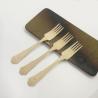 Buy cheap 1000pcs Birchwood Disposable Wooden Utensils Victorian Style Fork 200mm from wholesalers