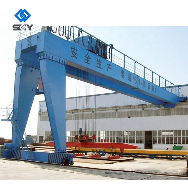 Buy cheap High Rigidity Single Beam 5 Ton Gantry Crane Semi Goliath Crane 18~35m Span from wholesalers