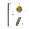 Buy cheap Universal MCD CVD Diamond Cutter Conical Color Wire Cutter For Industrial from wholesalers