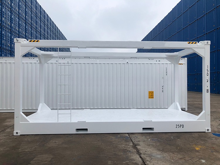 Steel or Plywood Floor 27ft DNV 2.7-1 Standard Heavy Duty Offshore Container Lifting Frame Skid Baskets