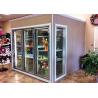 Buy cheap Display Walk in Cooler Beer Cave with 4 Inch PU Panel and Anti Fog Glass Door from wholesalers