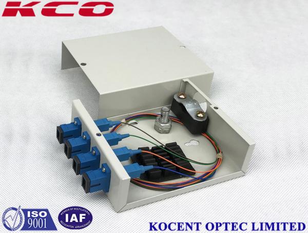 Buy cheap Indoor Outdoor 4 Port Fiber Patch Panel Sc Full Load Mini Size Steel Tape from wholesalers