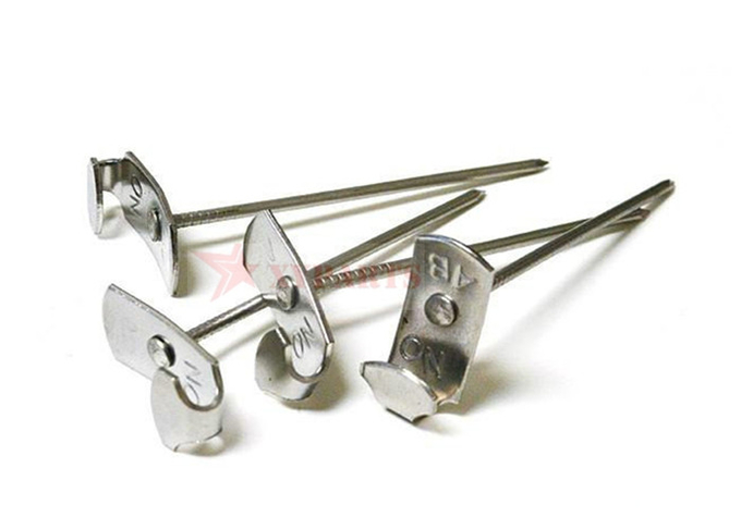 4 ½" X 14 Gauge Stainless Steel Lacing Anchors For Removable Insulation Pads