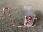 Flat Aluminium Finned Tube Heat Exchanger Condenser Coil Cooler