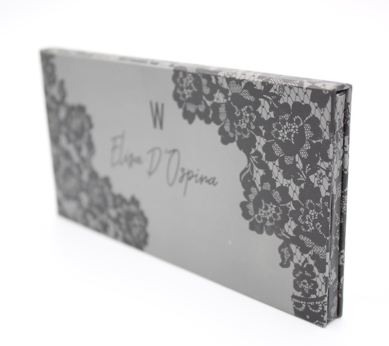 Magnetic Empty Cardboard Eyeshadow Palette Recyclable CMYK PMS Printing
