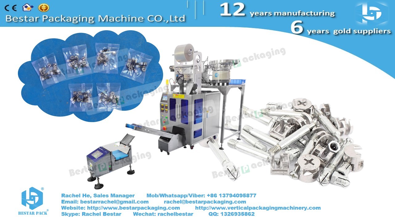 Bestar packaging machine working in automatic count and semi auto feeding modes