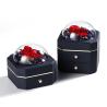 Buy cheap Rose 2 Layer Drawer Jewelry Box , 1200g Clear Window Wedding Ring Case ALLICO from wholesalers