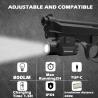 Buy cheap IPX4 Pistol Laser Flashlight 800 Lumens Rechargeable Tactical Laser Flashlight from wholesalers