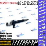 Den-so Original Common Rail Fuel Injector 095000-6870 095000-7360 For TOYO-TA