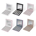 Cosmetic 23mm 9 Pan Empty Eyeshadow Palette Glossy Matte Lamination