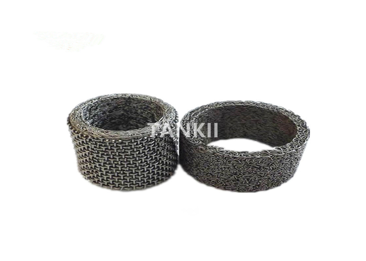 Knitted Stainless Steel Wire Mesh Braided Material High Temperature Resistant