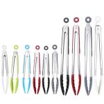 Silicone Kitchen Utensils - Kitchen Pliers 9/11/15 Inch Small Heat-Resistant