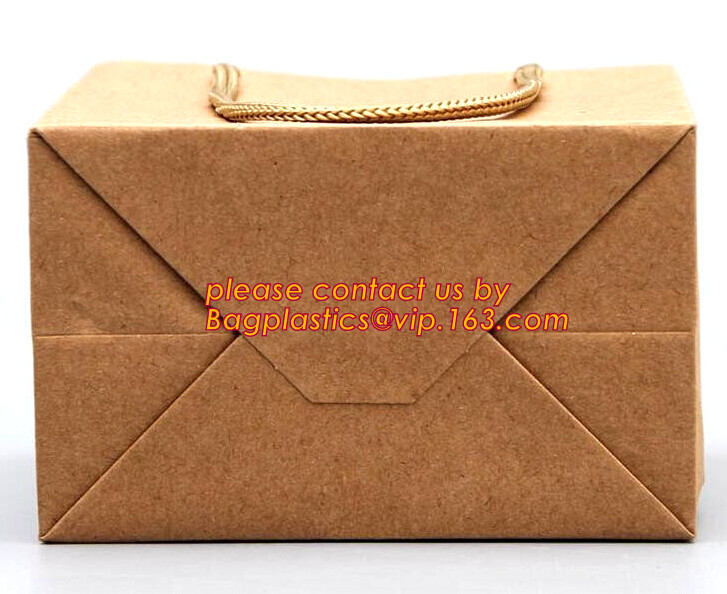 High-End Luxury Unprinted Cardboard Shopping Black Paper Carrier Bag with Rope Handle,Glossy cardboard luxury paper garm