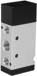 4A 2 Position 5 Way Miniature Pneumatic Solenoid Valve Aluminum Alloy Mechanical