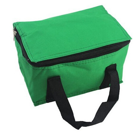 Reusable aluminium foil thermal insulation material cooler bag for picnic with Strapping tape closureRecycled PP Woven Plast
